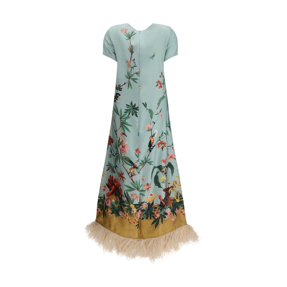La Double J Multicolor Silk Casual Dress