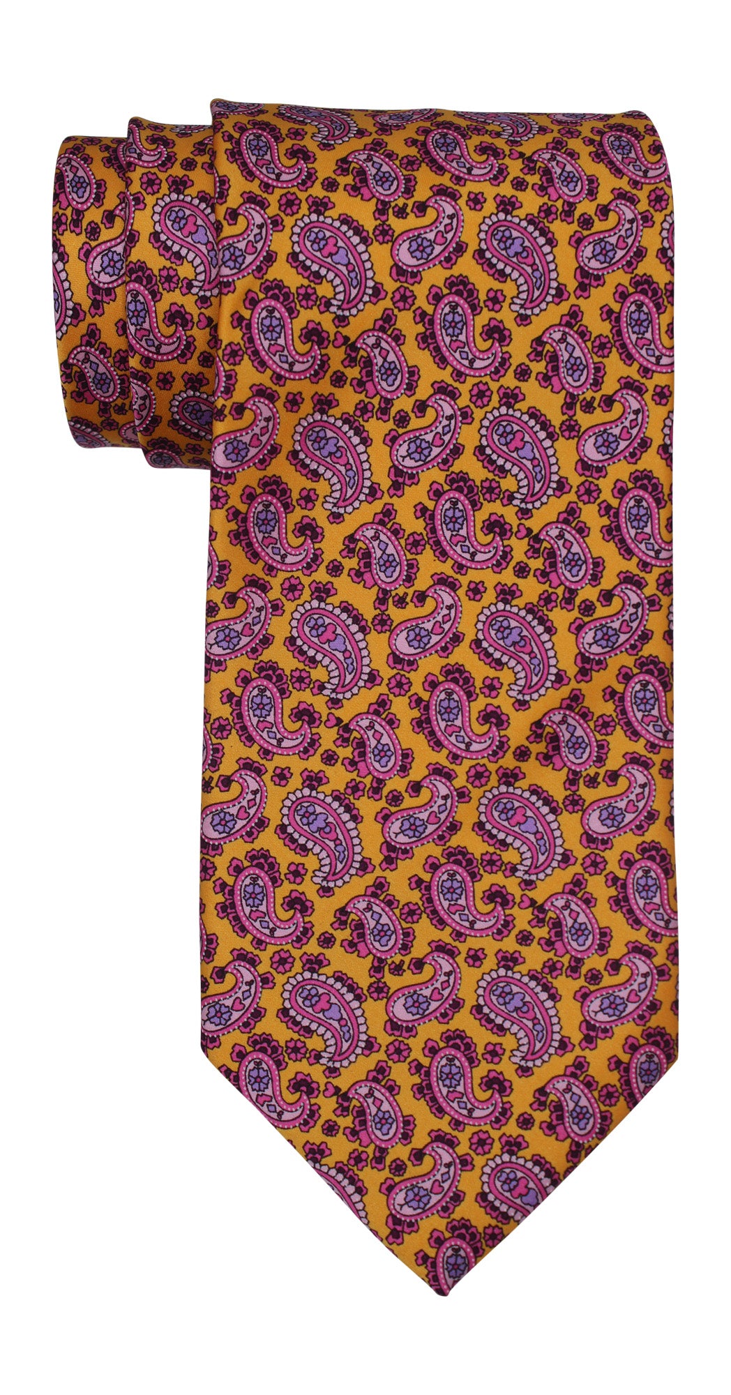 Italo Ferretti Satin Multicolor Paisley Tie