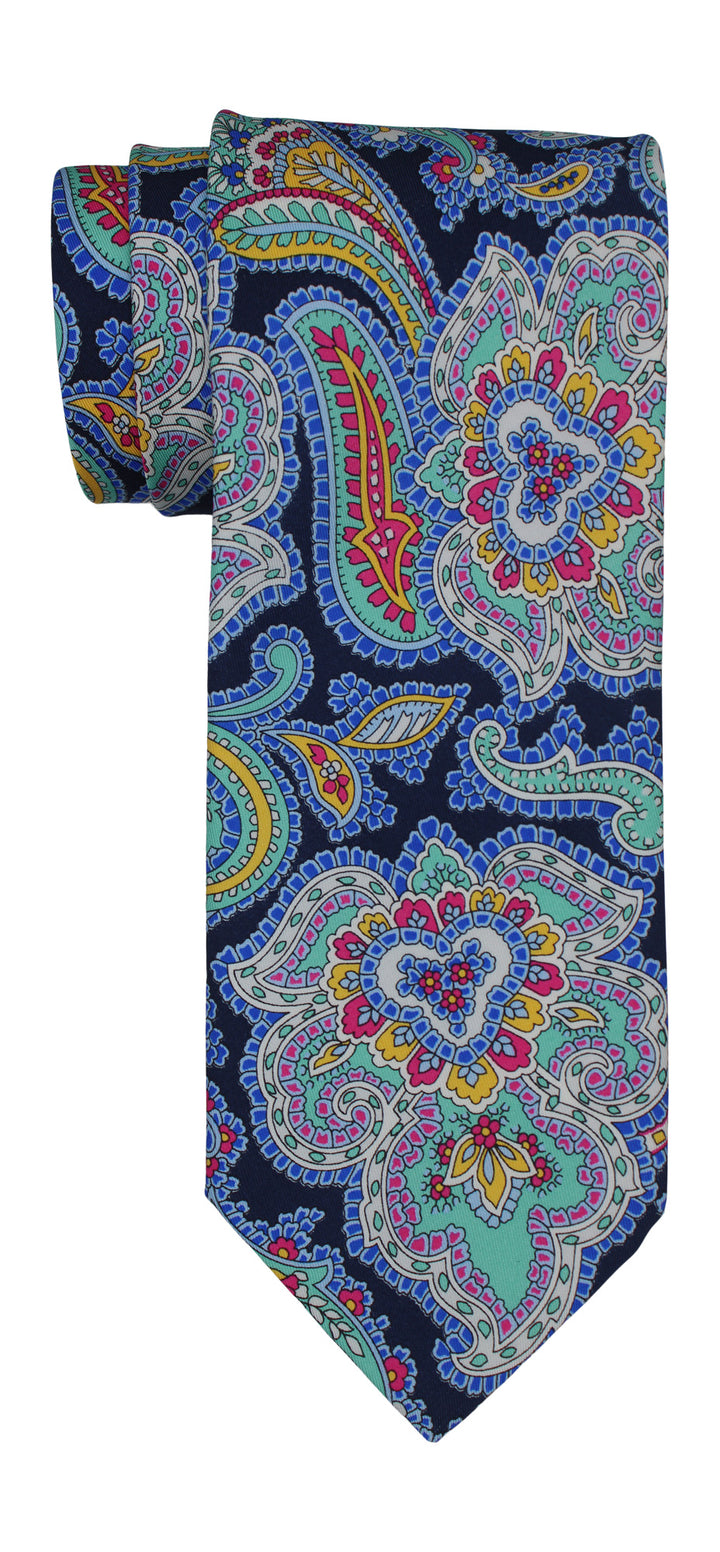Italo Ferretti Multicolor Paisley Printed Tie