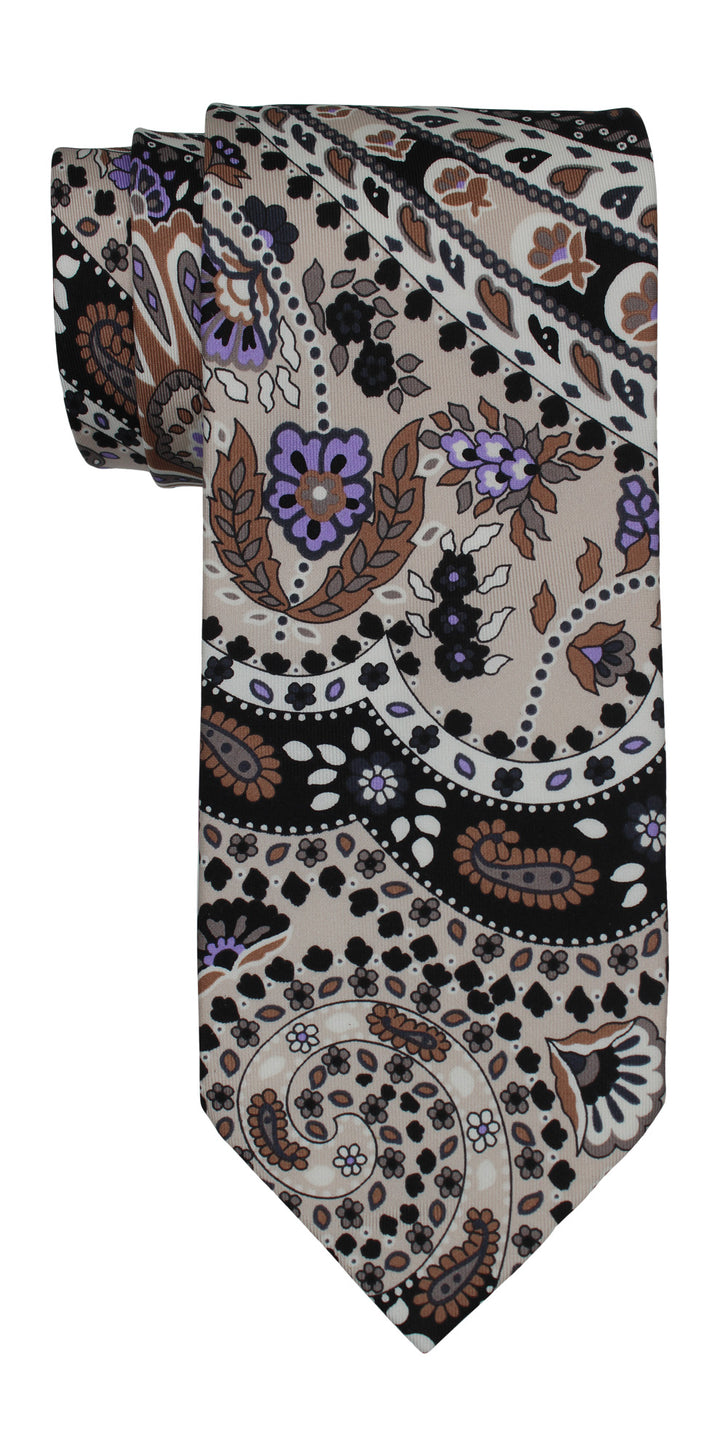 Italo Ferretti Multicolor Paisley Printed Tie