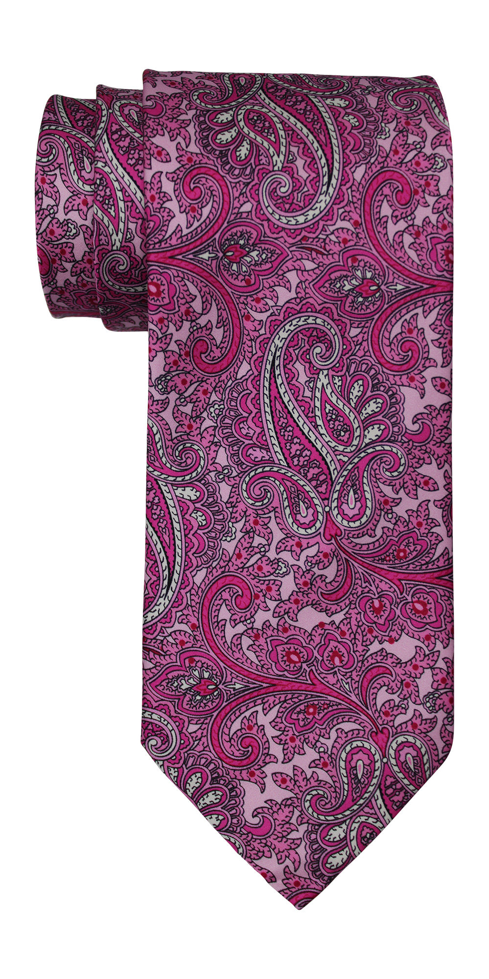 Italo Ferretti Pink Paisley Tie