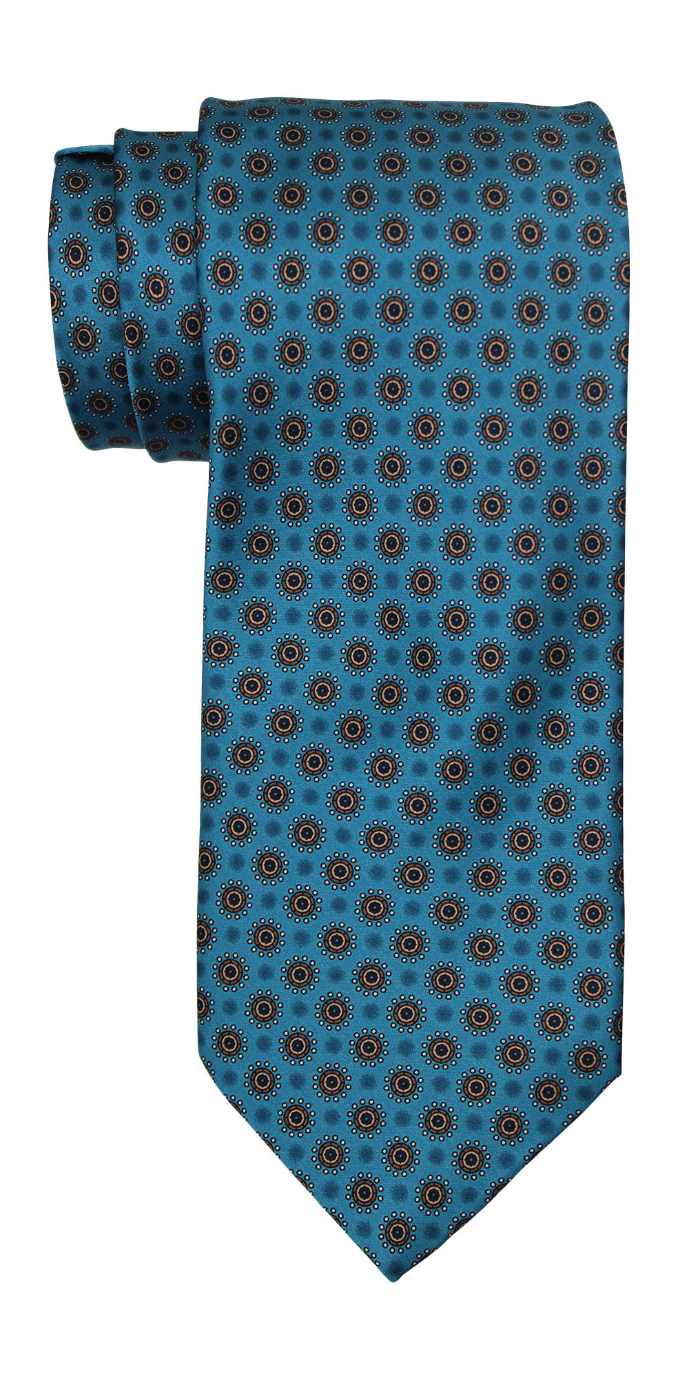 Italo Ferretti Satin Blue Suns Tie