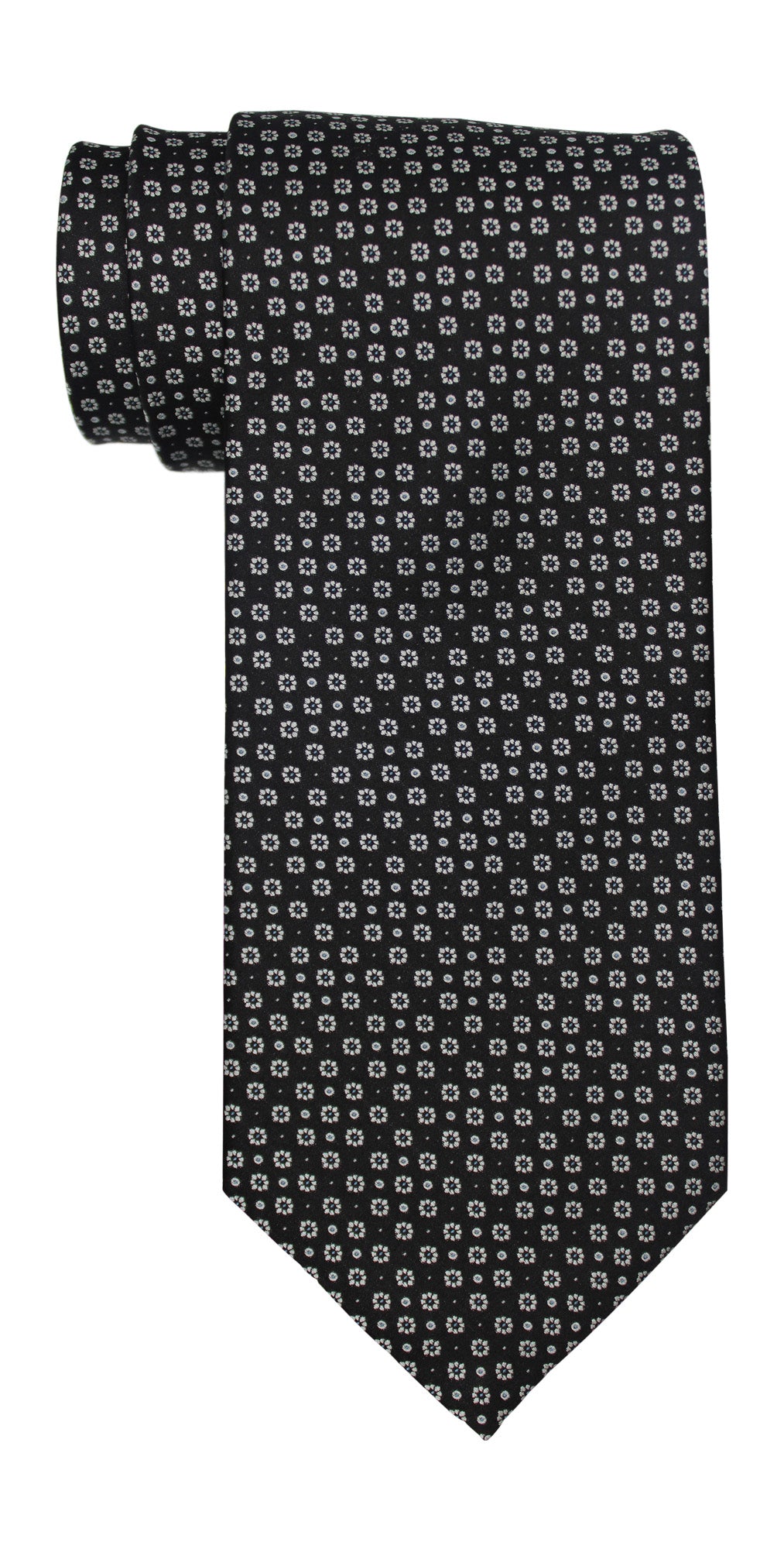 Stefano Ricci Luxury Collection Black Geometric Tie