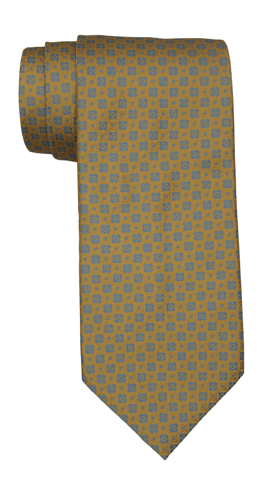 Stefano Ricci Luxury Collection Yellow Blue Geometric Tie