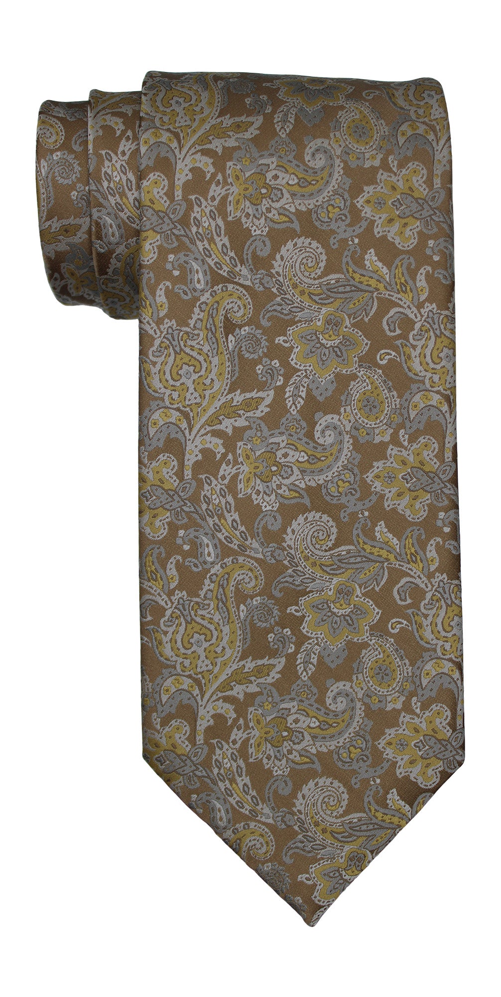Stefano Ricci Luxury Collection Beige Paisley Tie