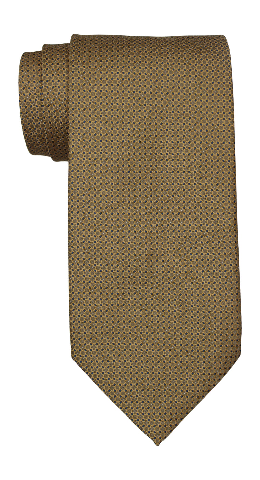 Stefano Ricci Luxury Collection Yellow Neat Geometric Tie