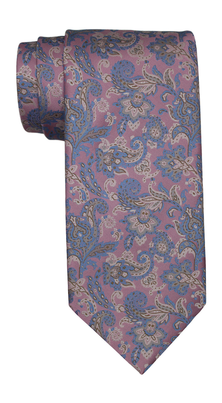 Stefano Ricci Luxury Collection Pink Paisley Tie