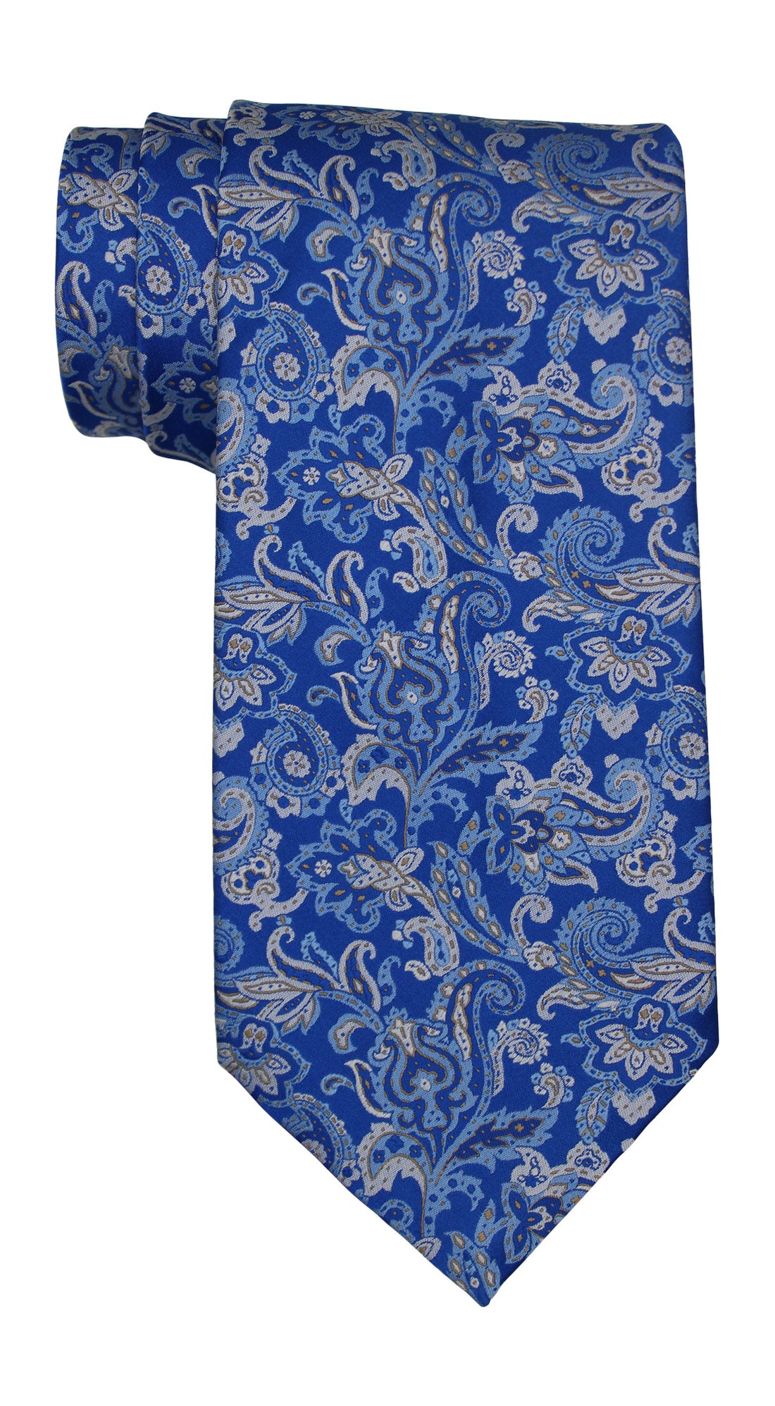 Stefano Ricci Luxury Collection Blue Paisley Tie