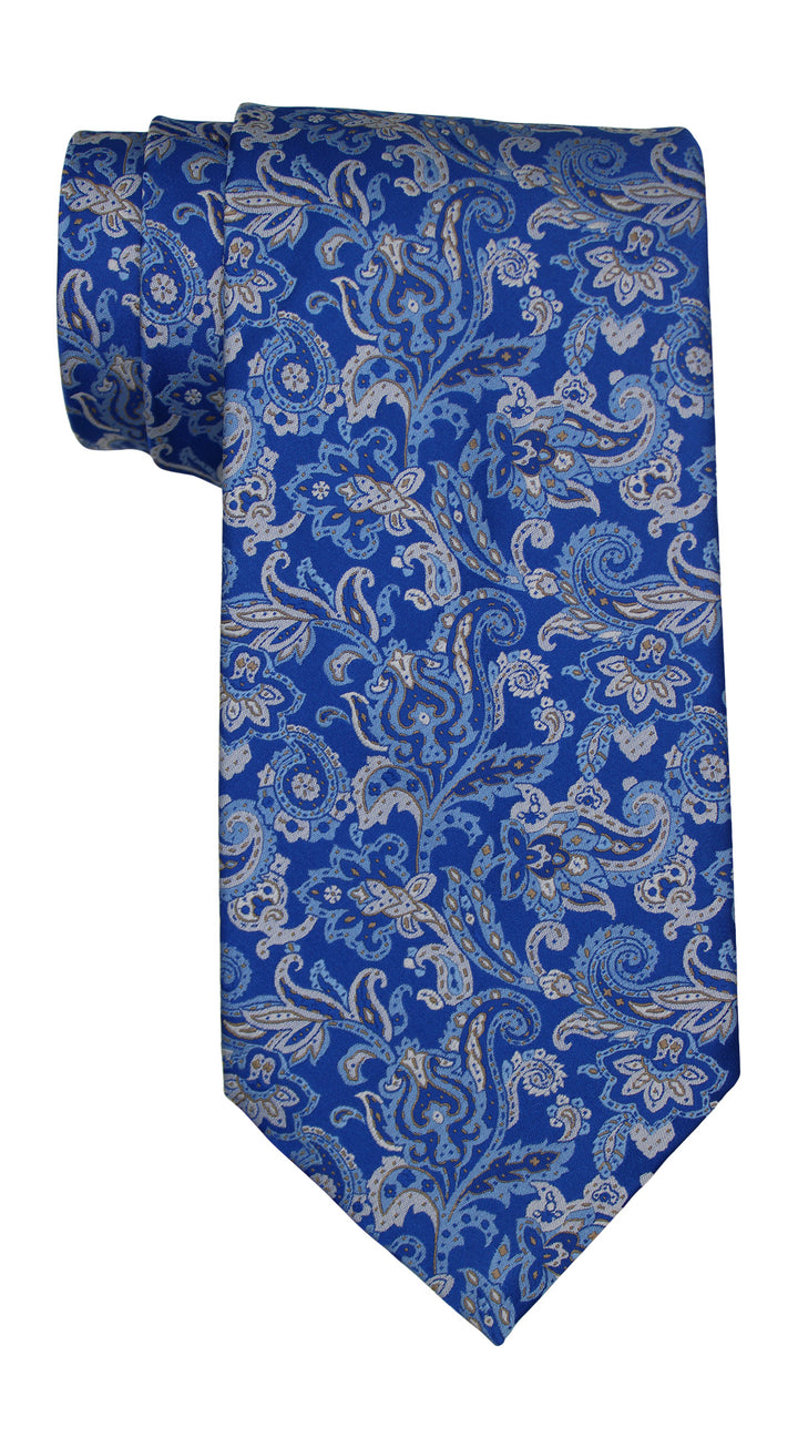 Stefano Ricci Luxury Collection Blue Paisley Tie