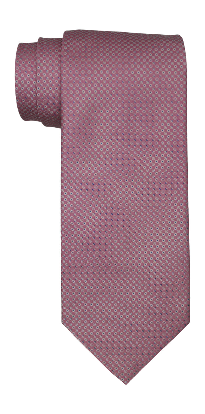 Stefano Ricci Luxury Collectino Pink Neat Geometric Tie