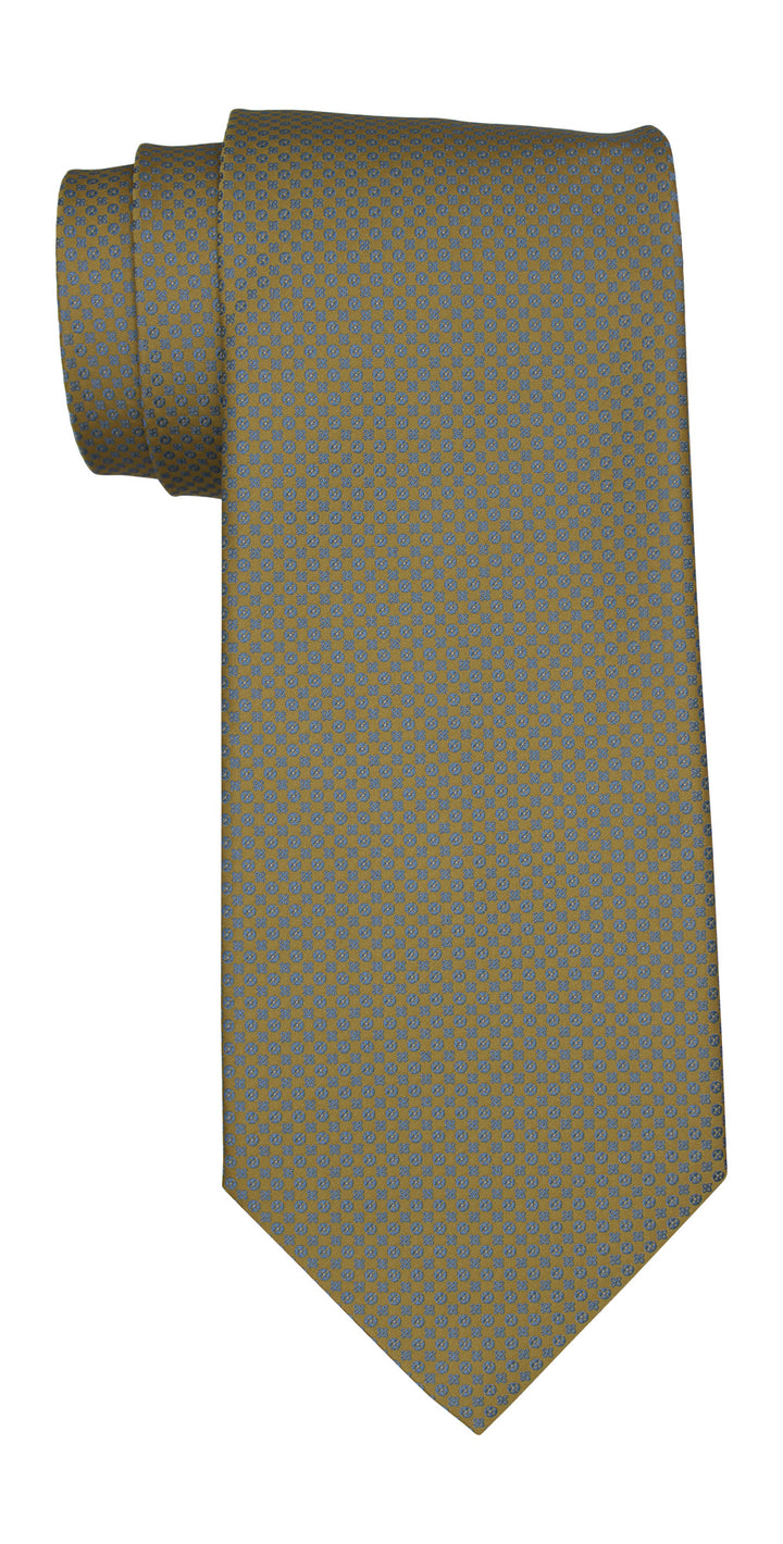Stefano Ricci Luxury Collection Yellow Neat Geometric Tie
