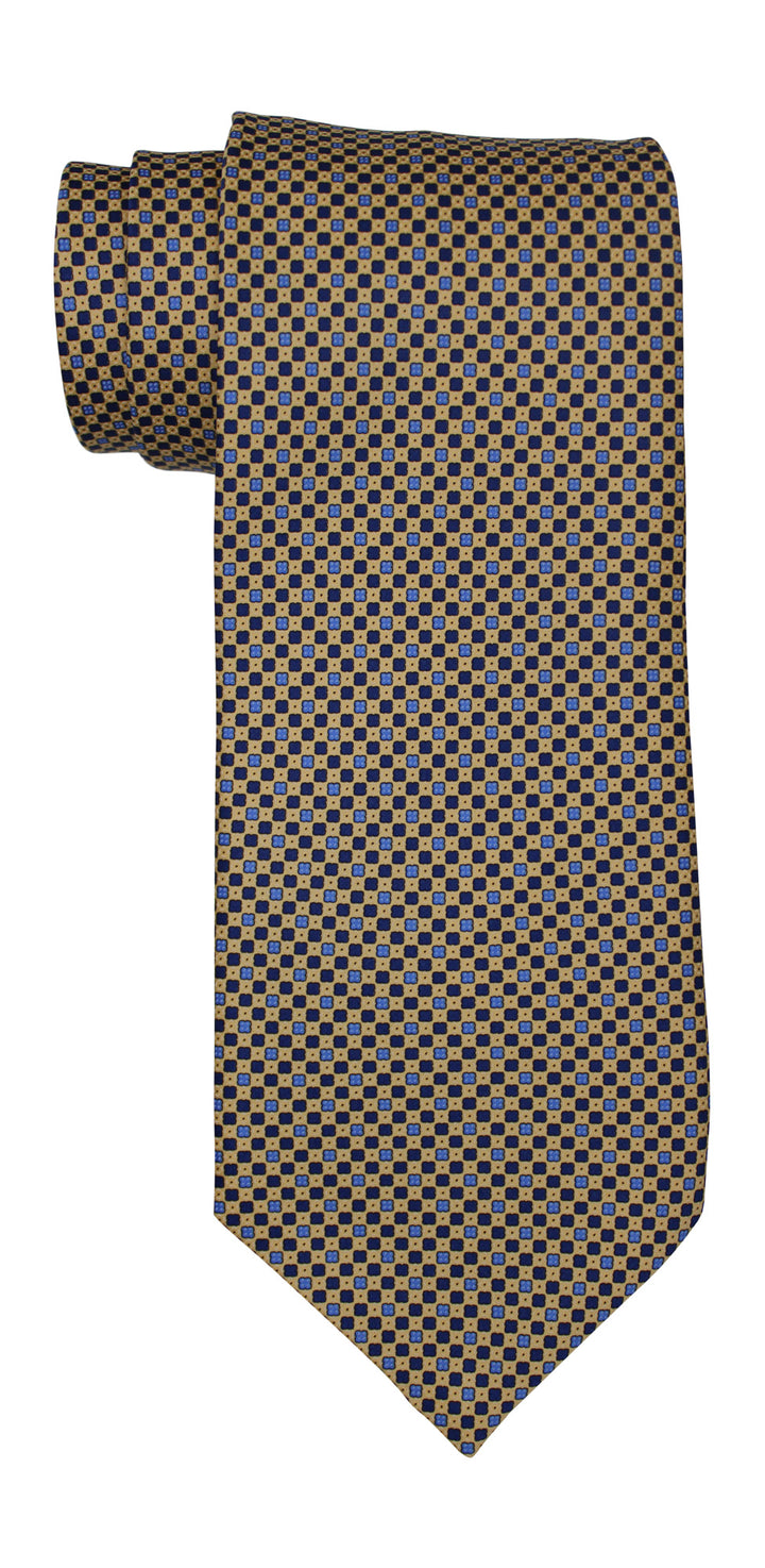 Stefano Ricci Luxury Collection Satin Multicolored Neat Geometric Tie