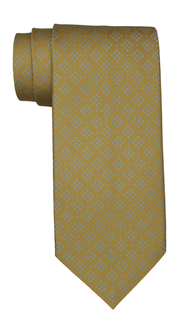 Stefano Ricci Luxury Collection Yellow Geometric Tie