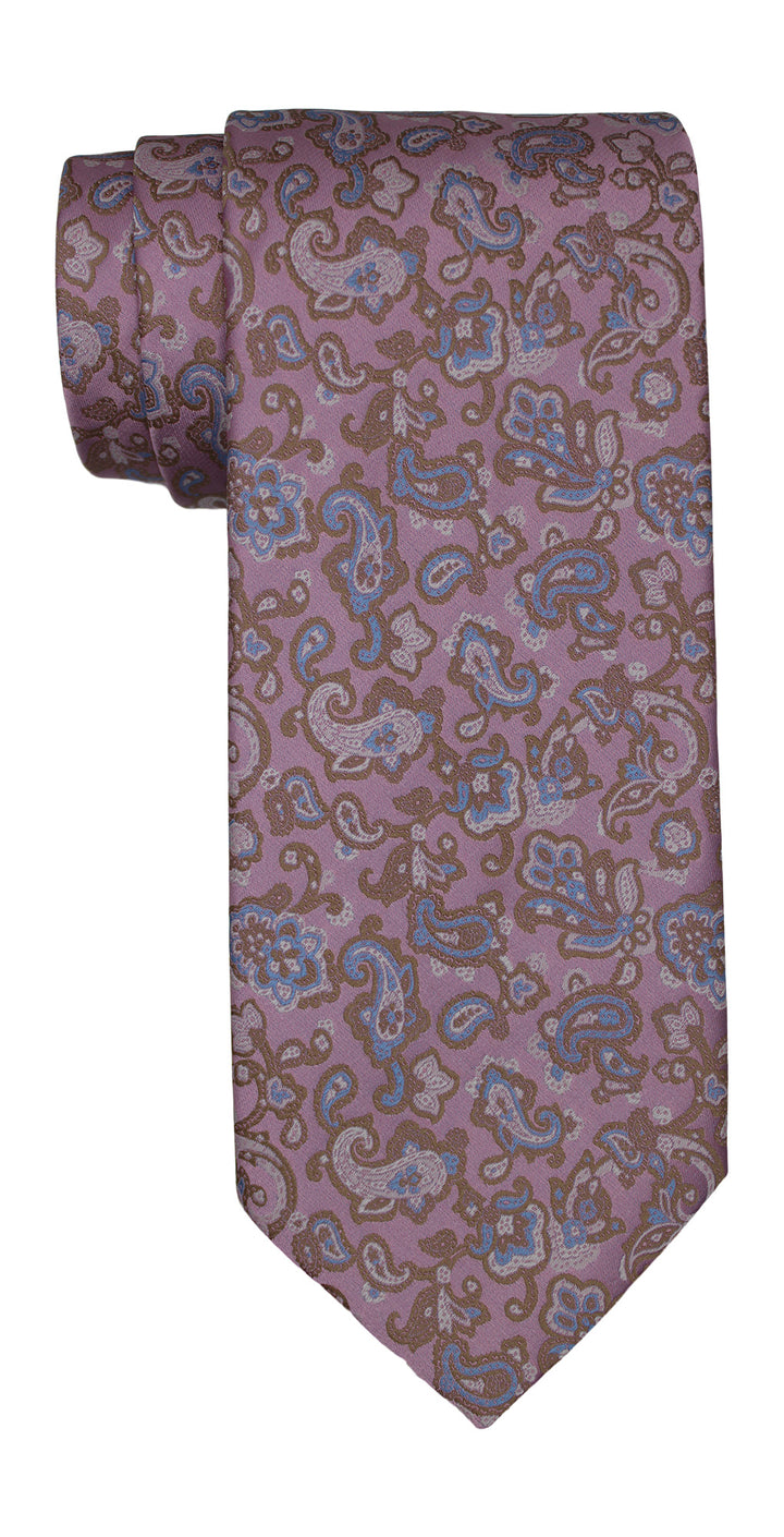 Stefano Ricci Luxury Collection Pink Paisley Tie
