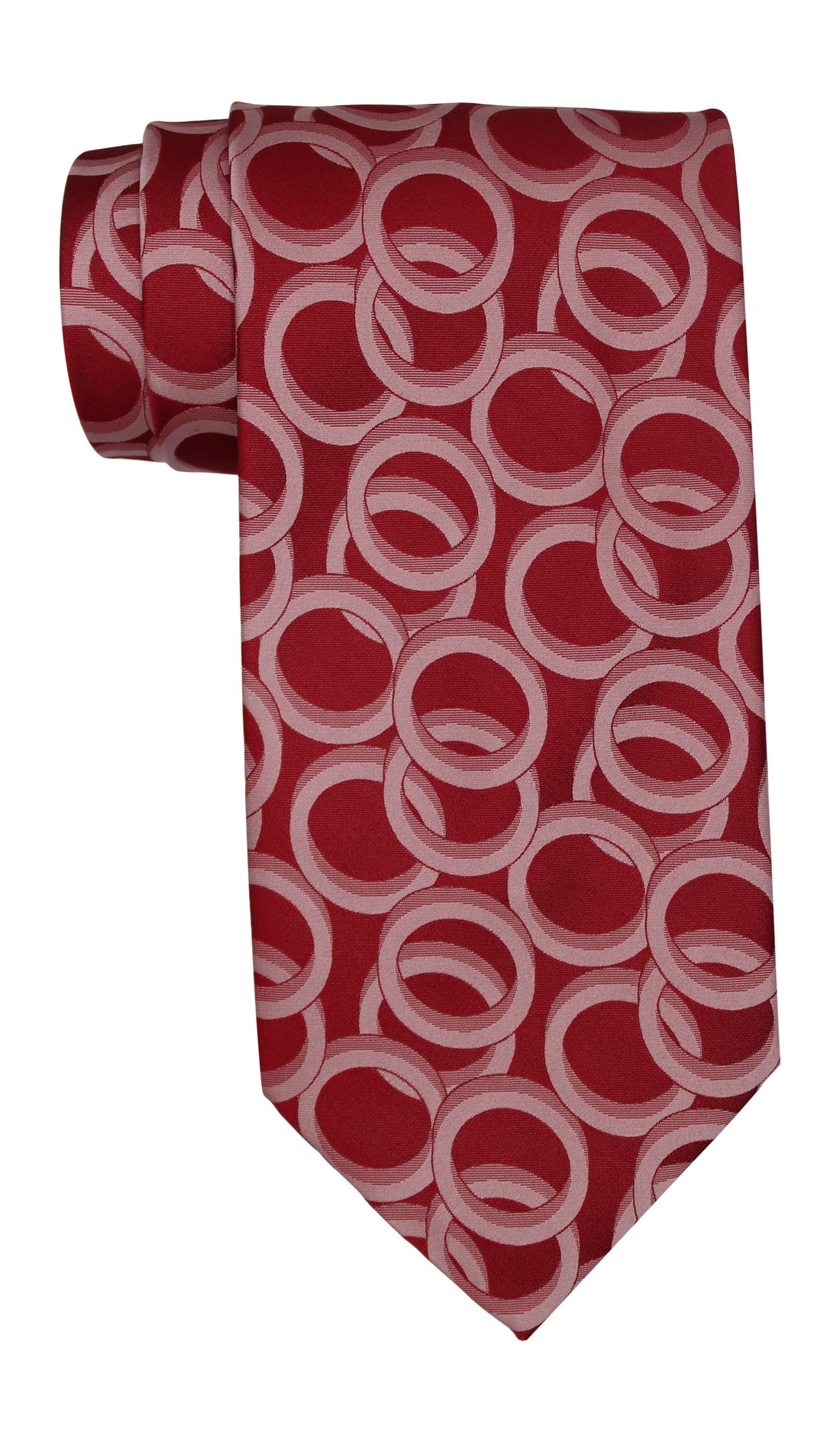 Zilli Red Geometric Tie