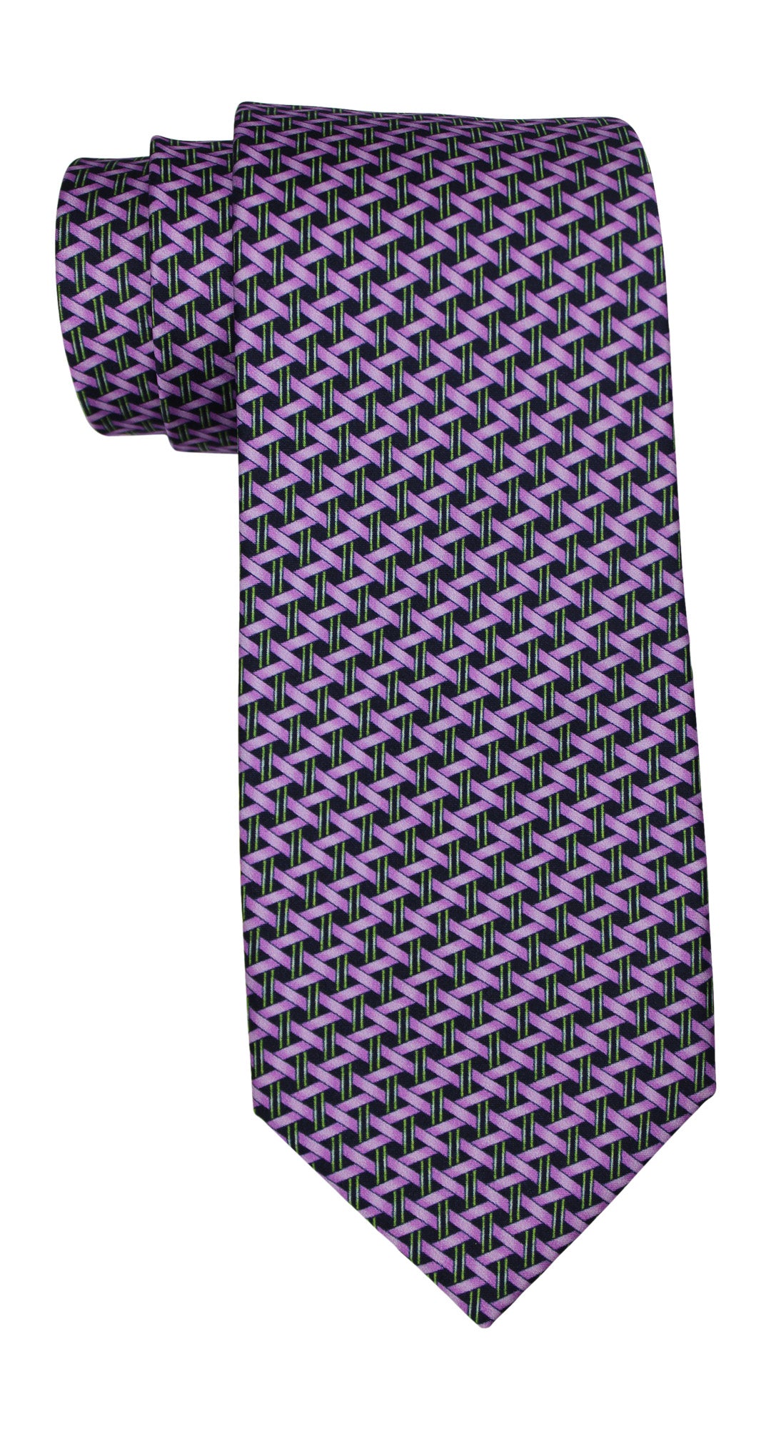 Zilli Sain Multicolored Geometric 7 Fold Tie