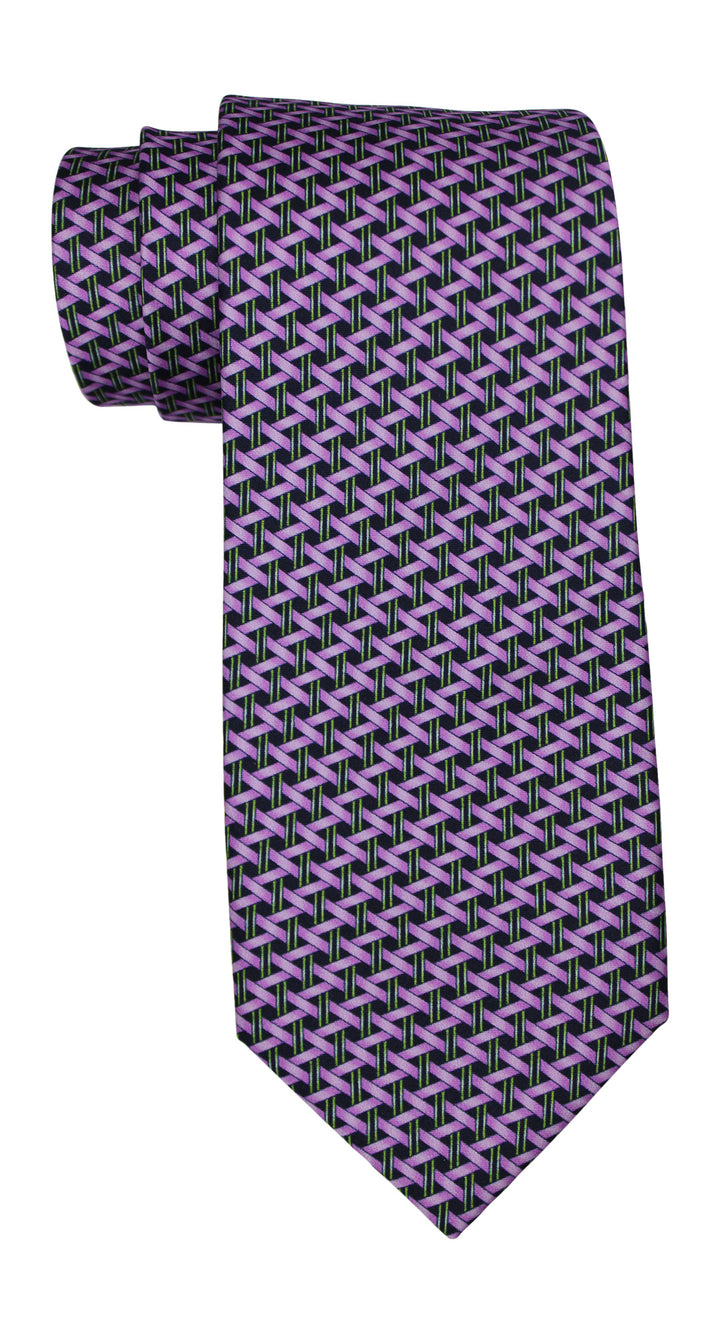 Zilli Sain Multicolored Geometric 7 Fold Tie