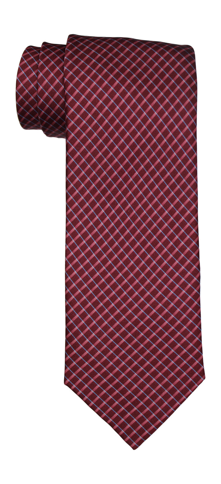 Zilli Sain Maroon Geometric 7 Fold Tie
