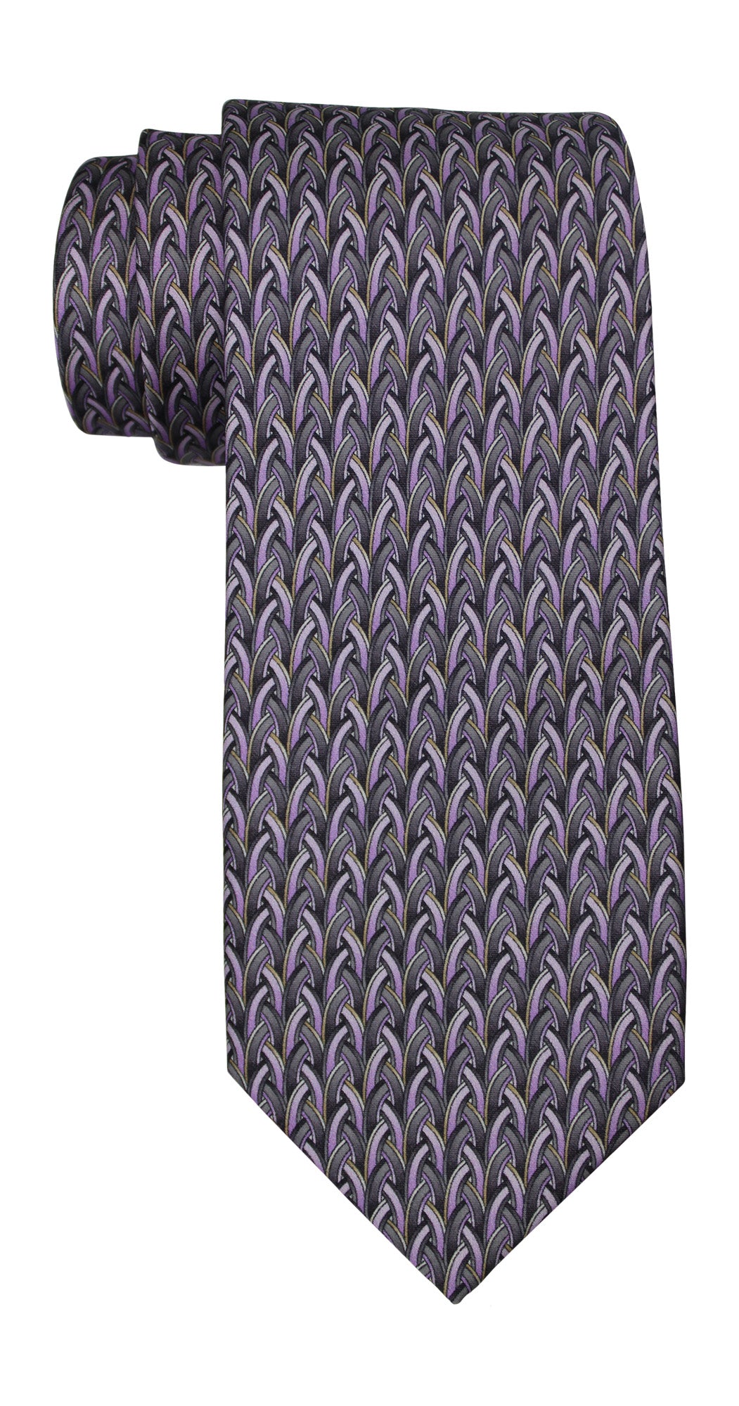 Zilli Sain Multicolored Geometric 7 Fold Tie
