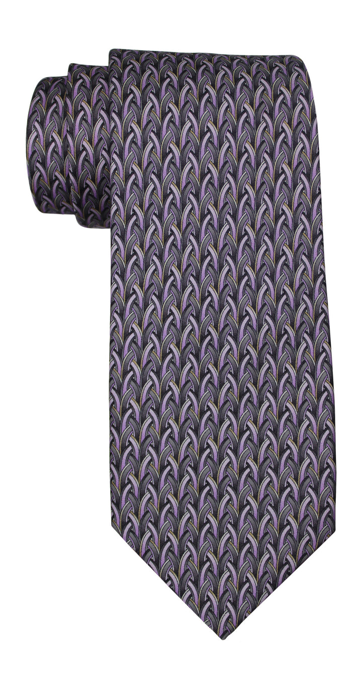 Zilli Sain Multicolored Geometric 7 Fold Tie